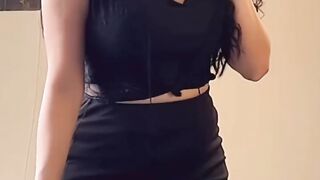 Beautiful girl dancing with love