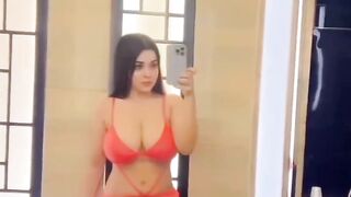 Beautiful girl dancing with love