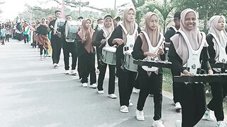 Marching band parade street
