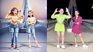Trending song ai vs original version #dance #trending #