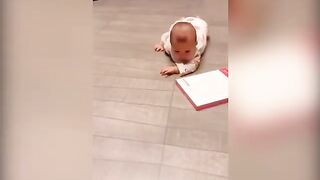 Babies crawling