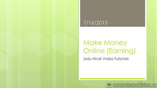 Online Earning Course .