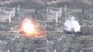 Ukrainian mortar shelling eliminates Russian invaders