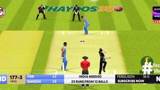 Ind vs Nz Last over drama | India needs 23 runs in 12 balls