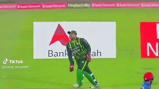 Afghanistan vs Pakistan cricket match thrilling moment
