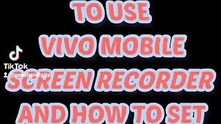 How To Screen Record In Vivo Mobile
