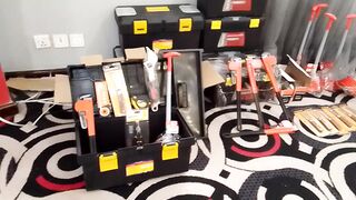 Plumbing and Cleaning tools.