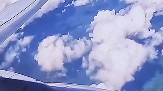 Flying in the sky