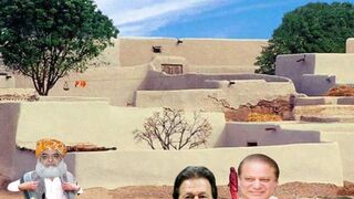 imran khan and niwaz sharif with molana funny talk