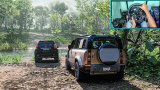 Land Rover Defender - Forza Horizon 5 Realistic Driving | Logitech G29 Gameplay