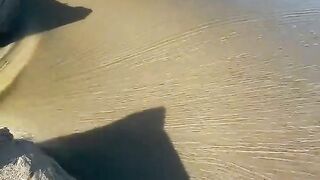 Beach Trench Forms Massive Waves