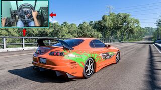 Toyota Supra MK4 - Forza Horizon 5 Realistic Driving - Logitech G29 Gameplay