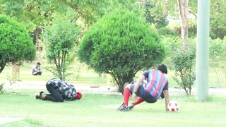 Fake Football Kick Prank