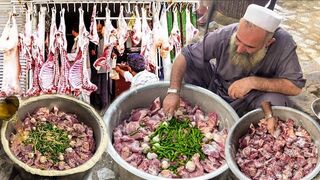 500KG Dumpukht Cooking | Dumpukht Recipe | Hakeem Khan Restaurant Rosh