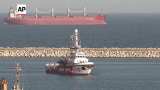 Aid ship returns to Cyprus port after charity workers killed in Gaza.