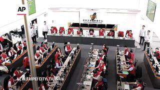 Taiwan President Tsai briefed on damage caused by strong earthquake and rescue operation.