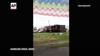 Severe weather roars through Ohio, West Virginia, Oklahoma, others.