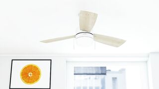 Honeywell Ceiling Fans Barcadero, 44 Inch Contemporary Indoor LED Ceiling Fan with Light