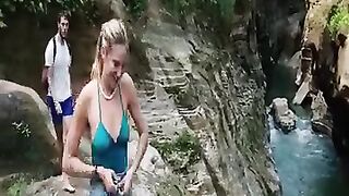 Never go to places and jump into water and you don't know what's inside it