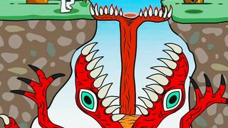 Red Banban outwitted the triple Beast #1_Funny animation???????????? #shorts #cartoon #story #febspot