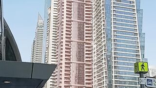 Dubai Metro in business bay #pls subscribe my channel