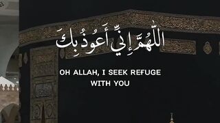 O Allah I Seek Refuge with you Quran short clip