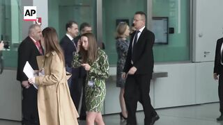 Blinken arrives in Brussels to celebrate 75 years of NATO.