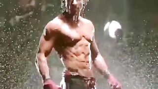 Bollywood. _real abs wale bodybuilder