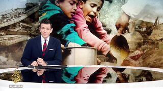 Famine stalks Gaza as aid deliveries now in question.