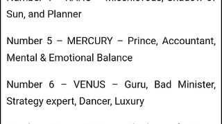 Planets and Numbers Numerology. #rap  #numerology #astrology #tarot #horoscope #astrologer
