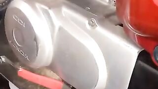 Bike engine kit instalation