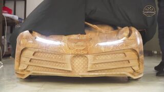 Wood Carving - CR7's Bugatti Centodieci -WoodWorking