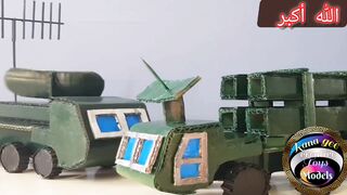 How to Invent a Homemade Rocket Launcher System with Cardboard / DIY Rocket Launcher System from Cardboard