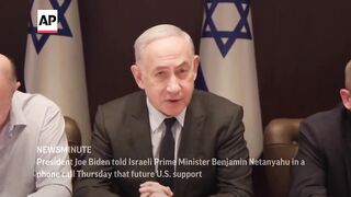 Biden calls on Netanyahu to protect civilians, aid workers in Gaza _ AP Top Stories.