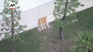 Thieves steal $30 million from money storage facility in Los Angeles.