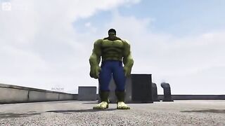 Hulk grande y hombre araña