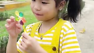 Pinwheel lollipop and bad friend funny video
