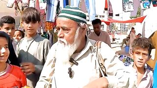 Old man working