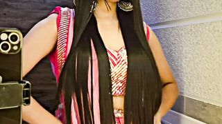Indian Girl With Hindi Song