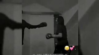 Girl fighting with his husband romantic seen