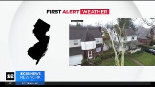 Wild weather causes widespread damage in New Jersey.