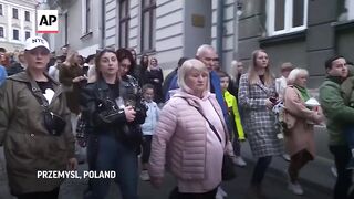 Vigil held in Poland for aid worker Damian Soból killed in Gaza.