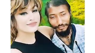 Gorgeous Girl with a black guy impressive video