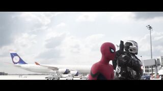 Team Iron Man vs Team Cap - Airport Battle Scene - Captain America_ Civil War - Movie