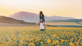 "Joyful Union: Celebrating Couple Happiness"