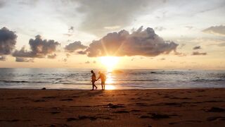 "Radiant Love: Embracing Couple Joy"