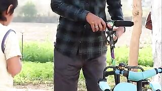 Mere papa cycle laye tring tring ???????? Mansi ko kya huaa #papa #viral #shorts #cycling