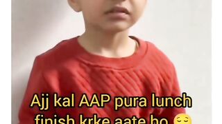 Funny ???????? video kid talking about his class representative