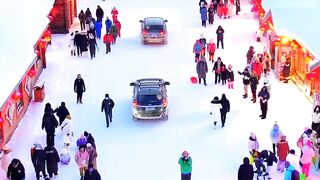 Snow Time in China Town