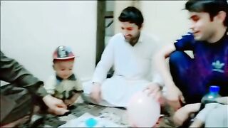 Today me son birthday party